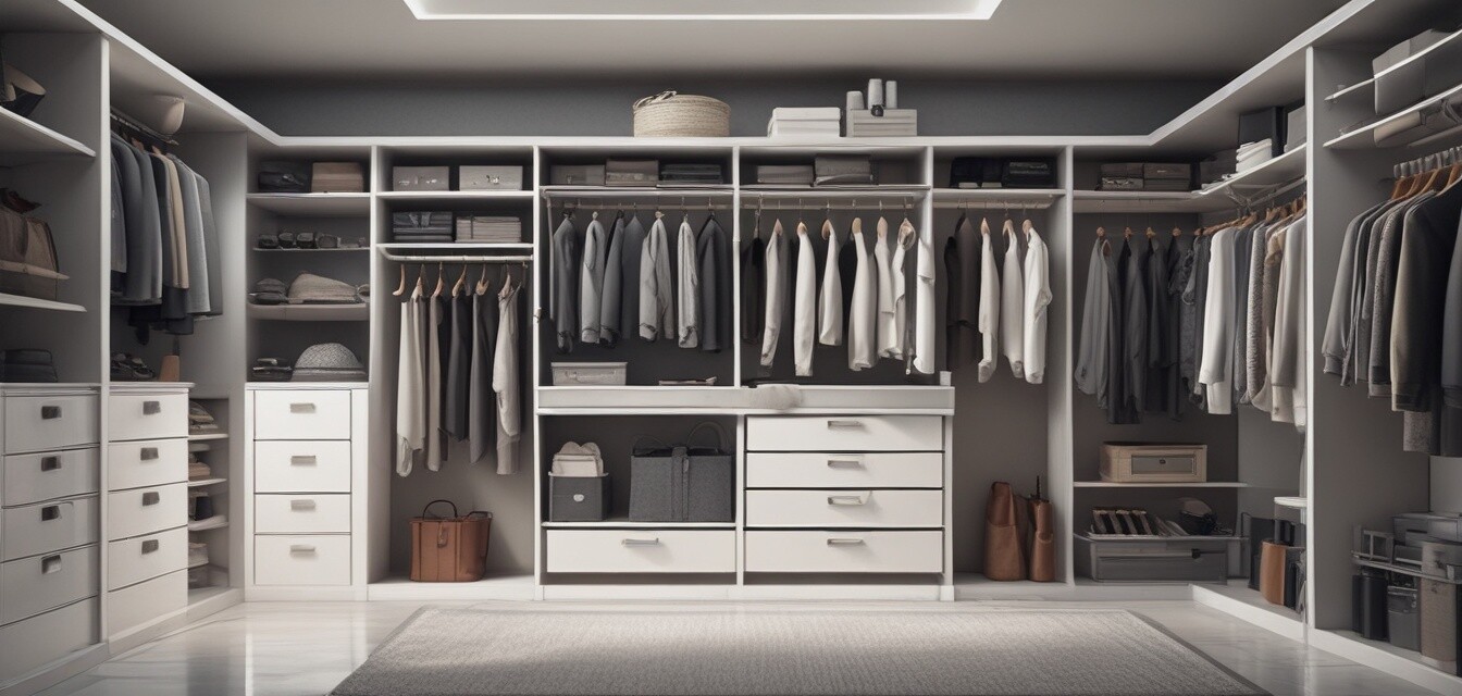 Organized closet